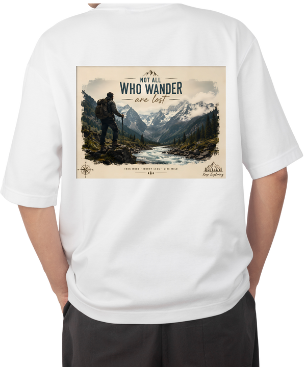 MITH Nomad Oversized T-Shirt – Keep Exploring | Premium 240 GSM Cotton