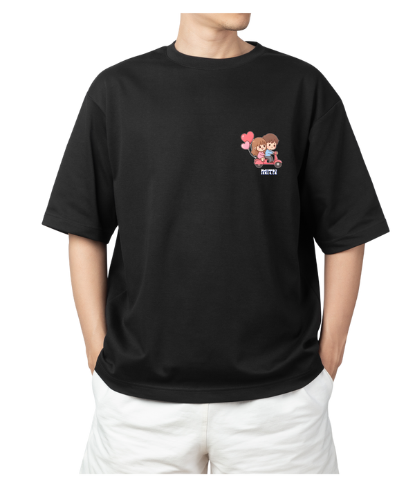 Scooter Love Pocket Tee | Oversized Unisex T-Shirt