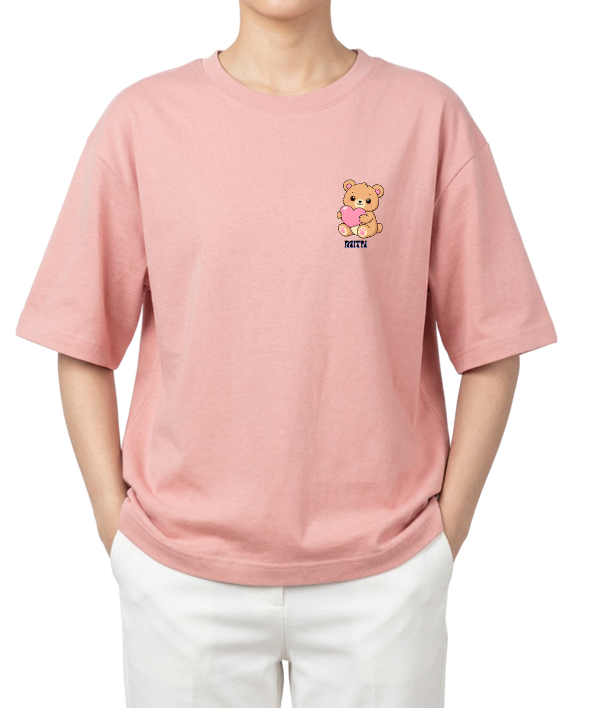 Teddy Love Pocket Tee | Oversized Unisex T-Shirt